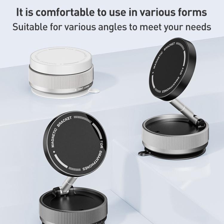 K10A Three-axis Folding Vacuum Adsorption Magnetic Car Phone Holder