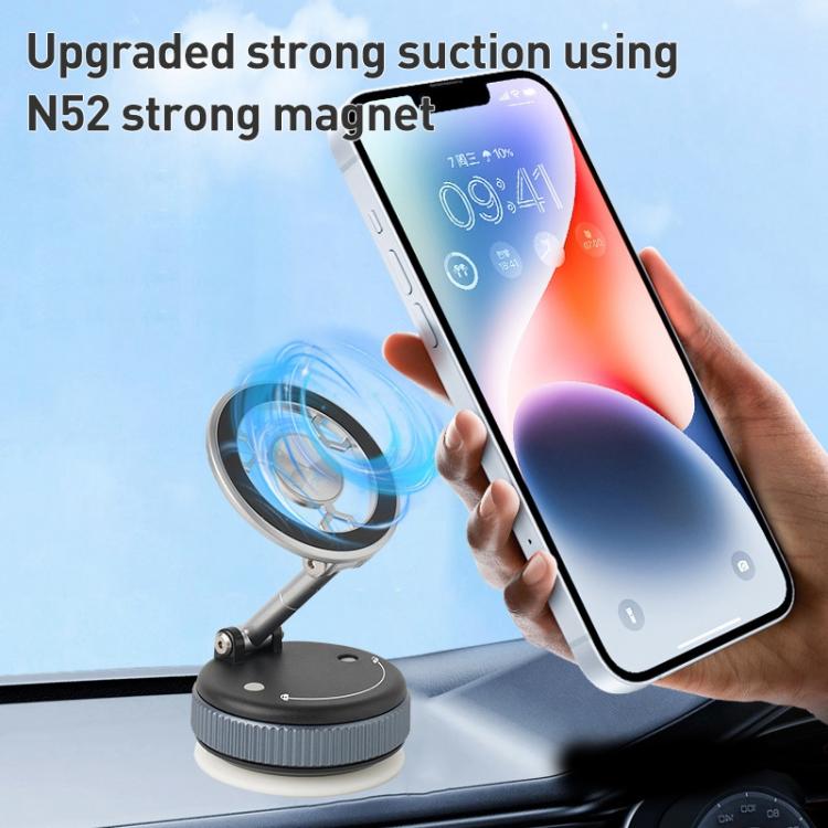 XZK103 Folding Vacuum Adsorption Magnetic Car Phone Holder