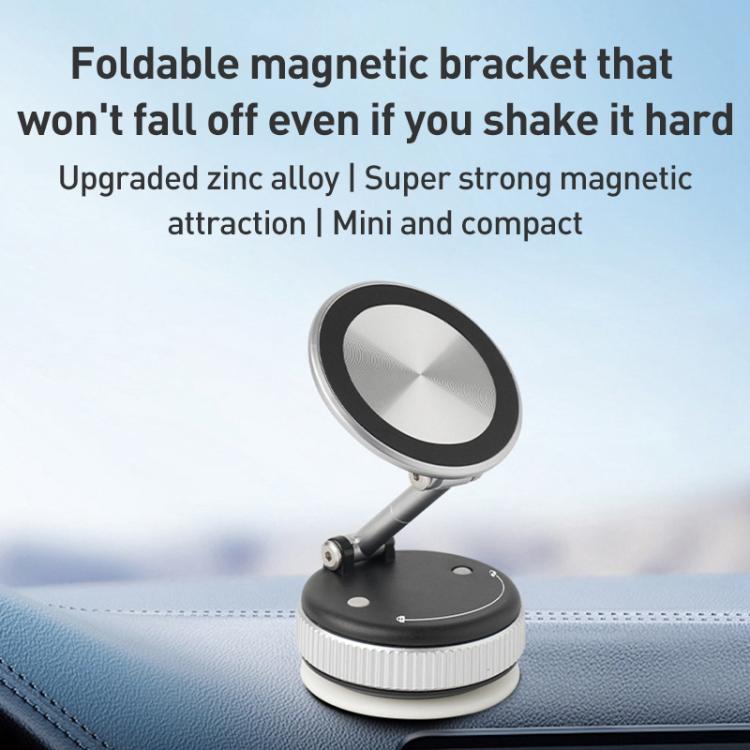 XZK103 Folding Vacuum Adsorption Magnetic Car Phone Holder