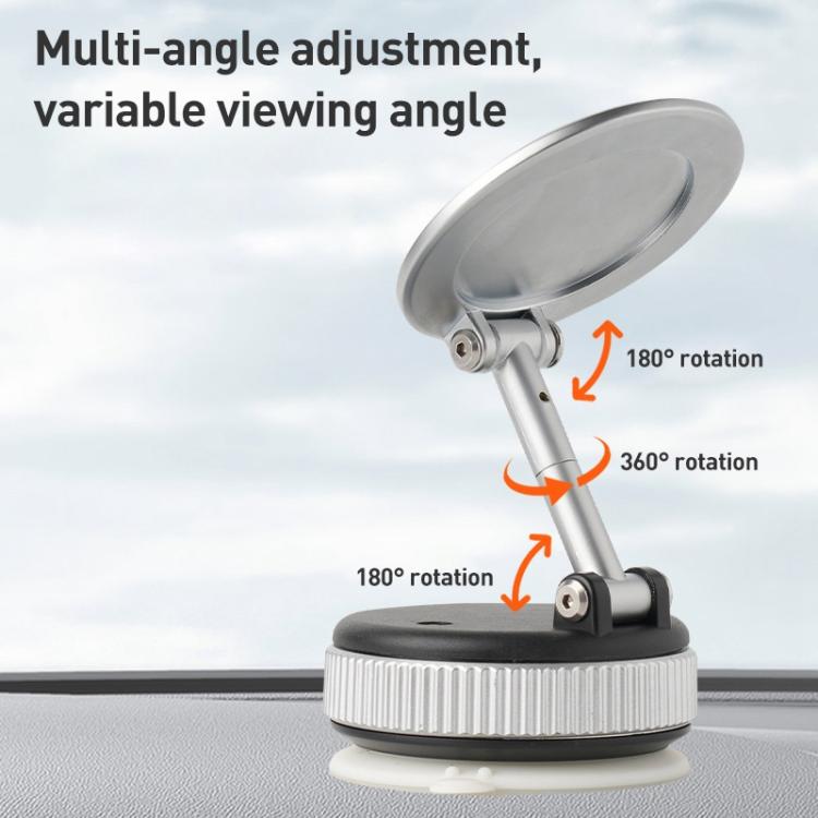 XZK103 Folding Vacuum Adsorption Magnetic Car Phone Holder