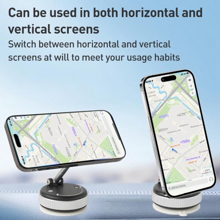 XZK103 Folding Vacuum Adsorption Magnetic Car Phone Holder