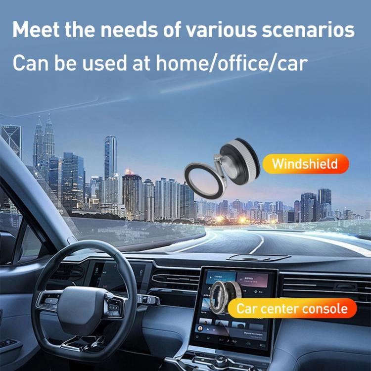 XZK104 2nd Generation Vacuum Adsorption Magnetic Folding Car Phone Holder