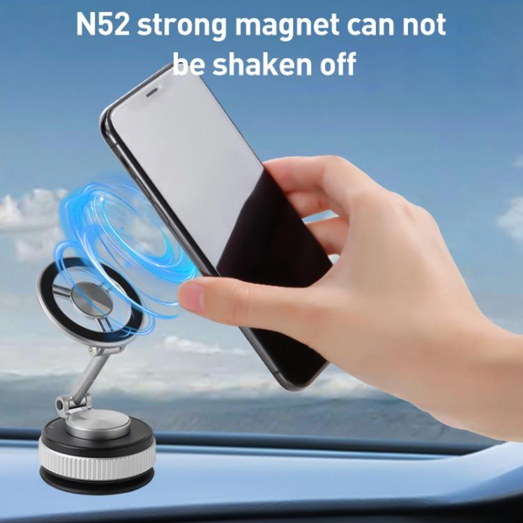 XZK104 2nd Generation Vacuum Adsorption Magnetic Folding Car Phone Holder