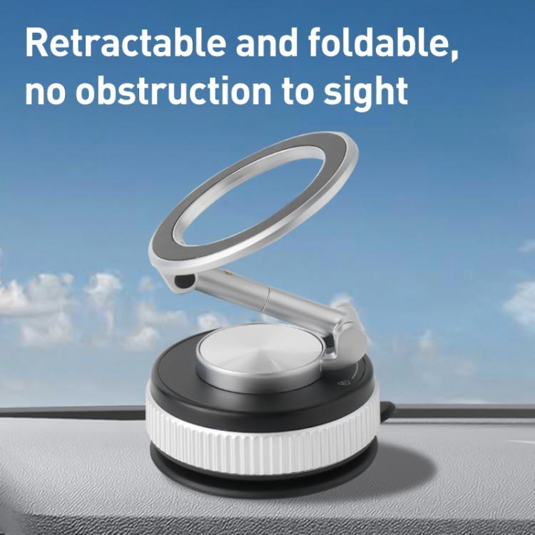XZK104 2nd Generation Vacuum Adsorption Magnetic Folding Car Phone Holder