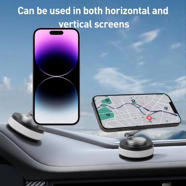 XZK104 2nd Generation Vacuum Adsorption Magnetic Folding Car Phone Holder