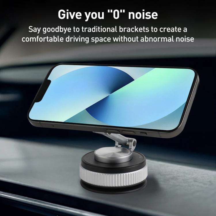 XZK104 2nd Generation Vacuum Adsorption Magnetic Folding Car Phone Holder