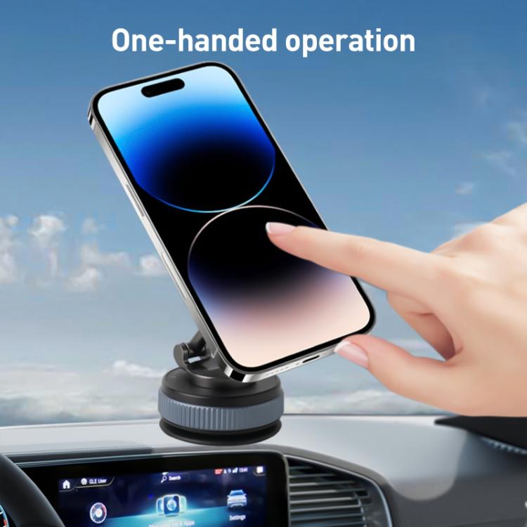 XZK104 2nd Generation Vacuum Adsorption Magnetic Folding Car Phone Holder