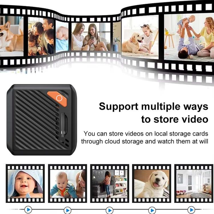 W02 HD Magnetic WiFi Smart Mini Camera Supports Motion Detection Infrared Night