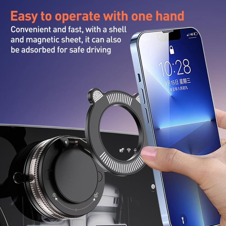 J33 Vacuum Adsorption Magnetic Car Phone Holder