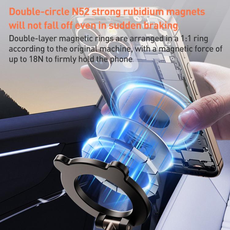 J33 Vacuum Adsorption Magnetic Car Phone Holder