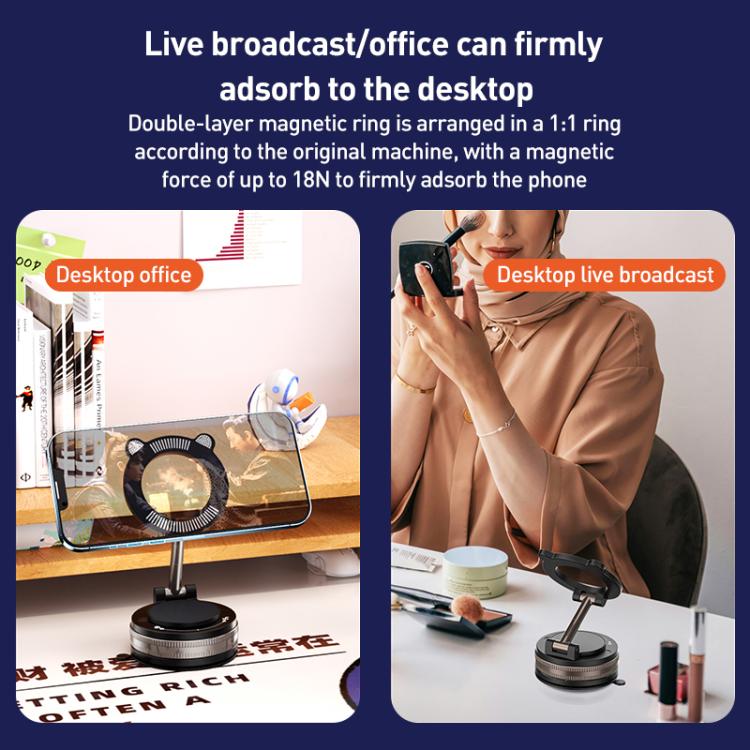 J33 Vacuum Adsorption Magnetic Car Phone Holder