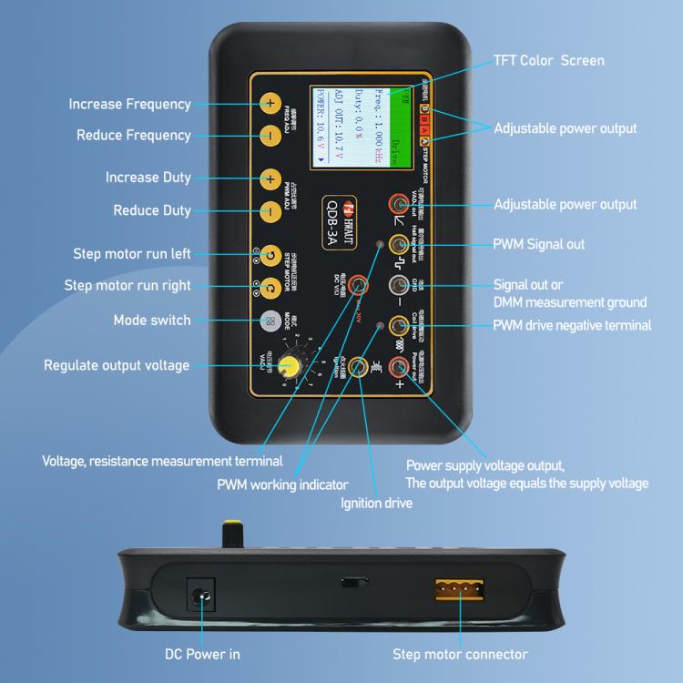 QDB-3A Drive Detector High Voltage Ignition Coil Injector Solenoid Valve