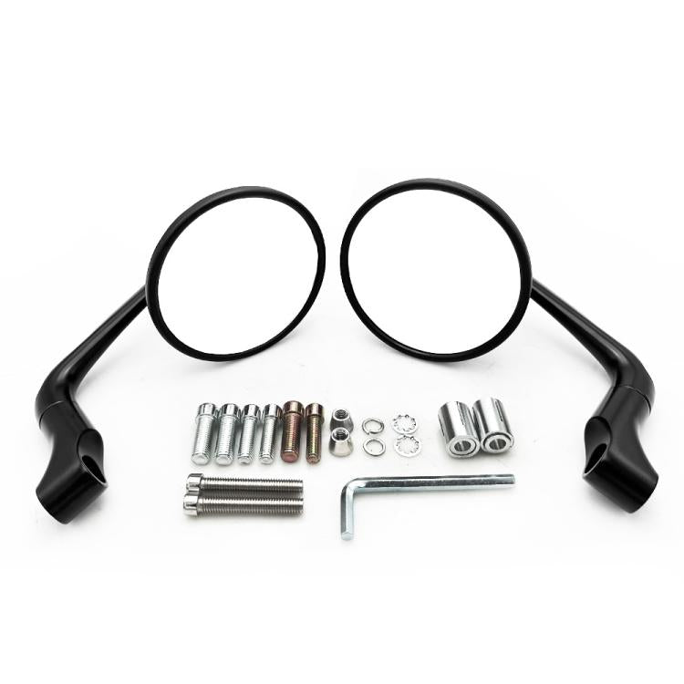 2pcs/Set Universal Motorcycle Electric Vehicle Handlebar Rearview Mirror