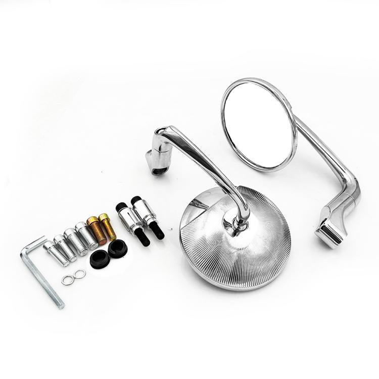 2pcs/Set Universal Motorcycle Electric Vehicle Handlebar Rearview Mirror