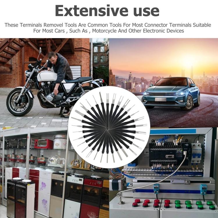 30pcs / Set Car Wire Harness Terminal Pin Removal Tool