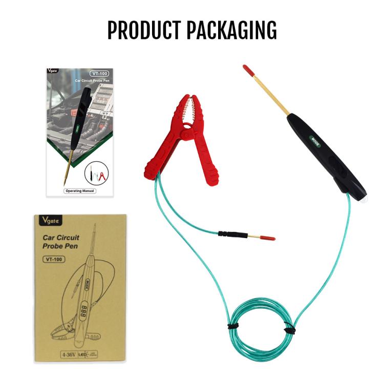 Vgate VT100 Car Multifunctional Electrical Circuit Tester Voltage Probe Pen