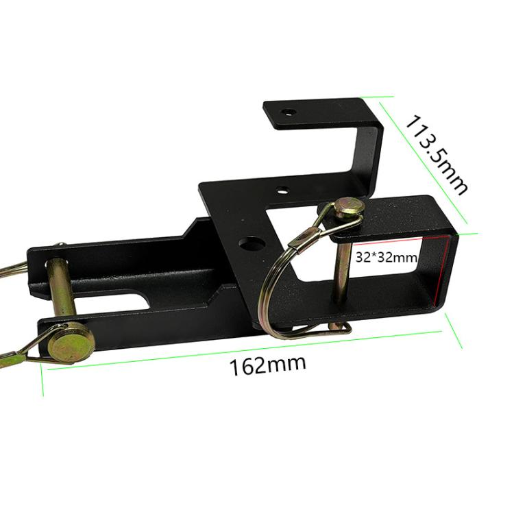 Trailer Towing Hook Trash Can Towing Bracket with Removable Pin