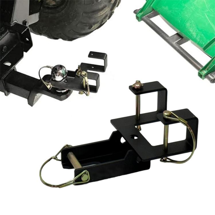 Trailer Towing Hook Trash Can Towing Bracket with Removable Pin
