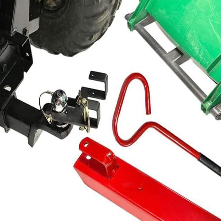 Trailer Towing Hook Trash Can Towing Bracket with Removable Pin