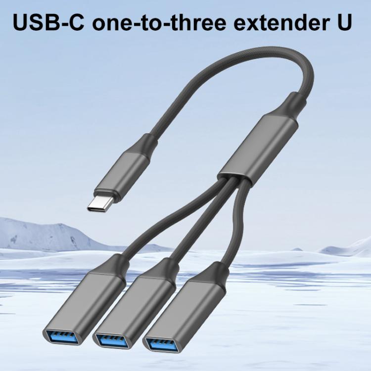 3 in 1 OTG Expander Splitter Dock Station