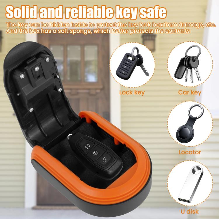 Car Magnetic Password Box Key Tool Storage Case