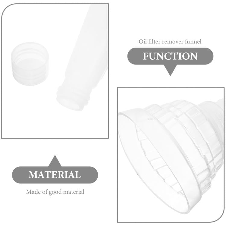 Car Oil Filter Removal Tool Universal Anti-scald Funnel