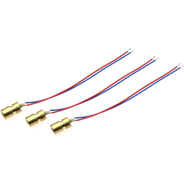 10pcs/Pack Adjustable Diode Laser Head Red Dot Laser Module