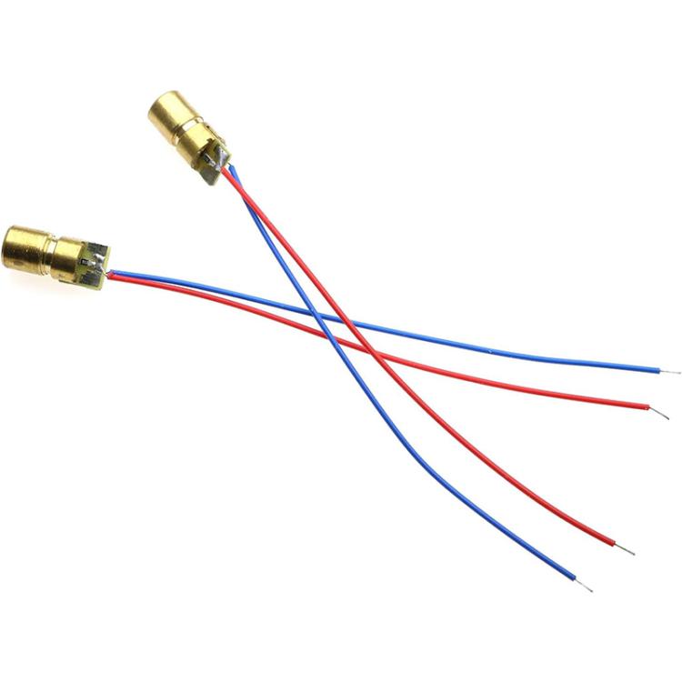 10pcs/Pack Adjustable Diode Laser Head Red Dot Laser Module