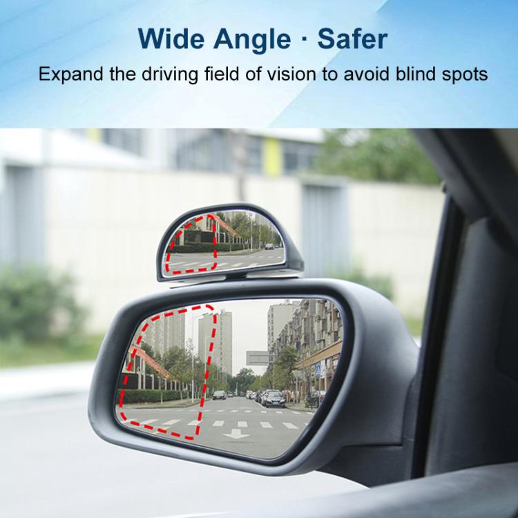 Car 360-degree Rotating Rear-view Blind Spot Wide-angle Auxiliary Mirror