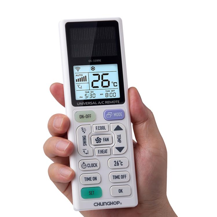 CHUNGHOP EK-3399ES Optoelectronic Energy Universal Air Conditioner Remote Control with LCD Backlight