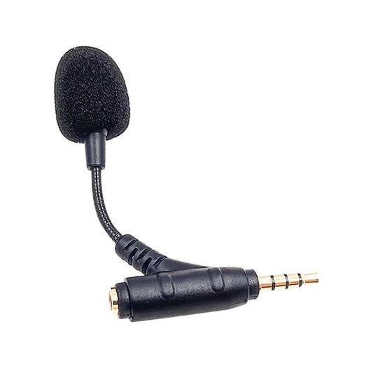 3.5mm Elbow Dual Ports Microphone for Mobile Live Broadcast