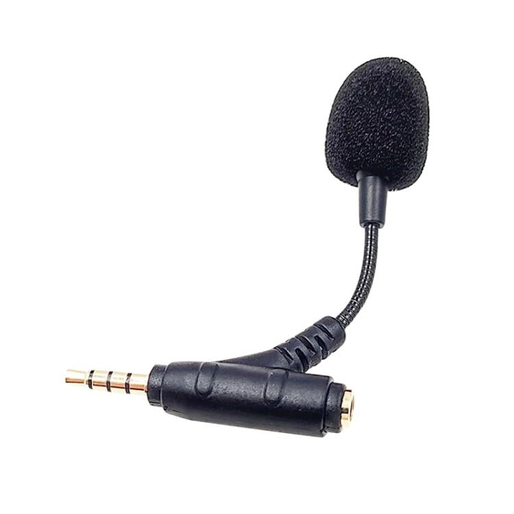 3.5mm Elbow Dual Ports Microphone for Mobile Live Broadcast