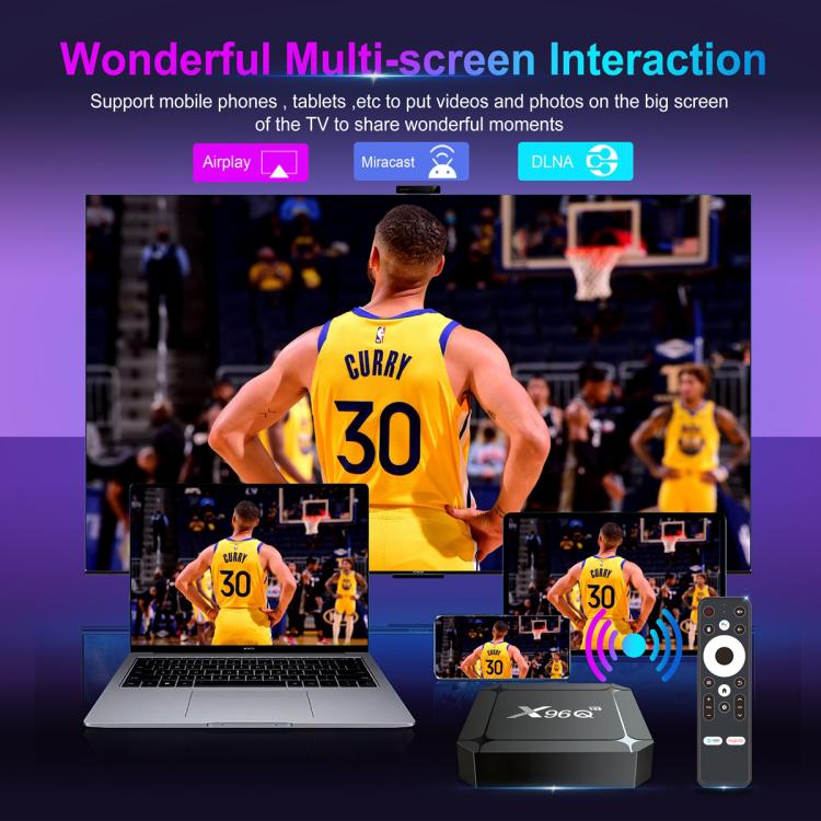 X96Q Android 14 Smart TV Box, RK3518 Quad-Core Cortex-A53