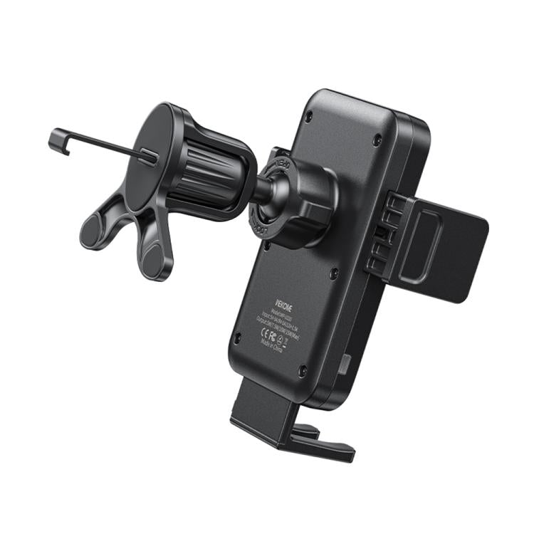 WK WP-U210 K-Captain Grace Mechanical Wireless Charging Car Phone Holder Set