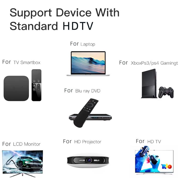 HDTV 2.0 Version 4K Full HD High Speed 19 Pin Male to 19 Pin Male Connector Cable
