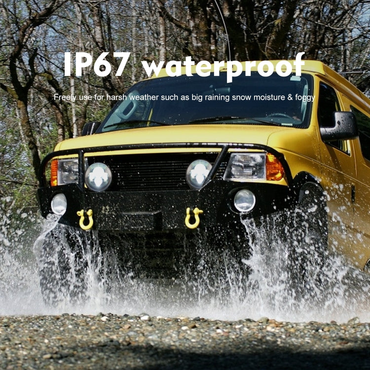 7 inch H4 / H13 DC 9V-30V 4000LM 6000K 40W 7 inch Car Round Shape LED Headlight Lamps for Jeep Wrangler