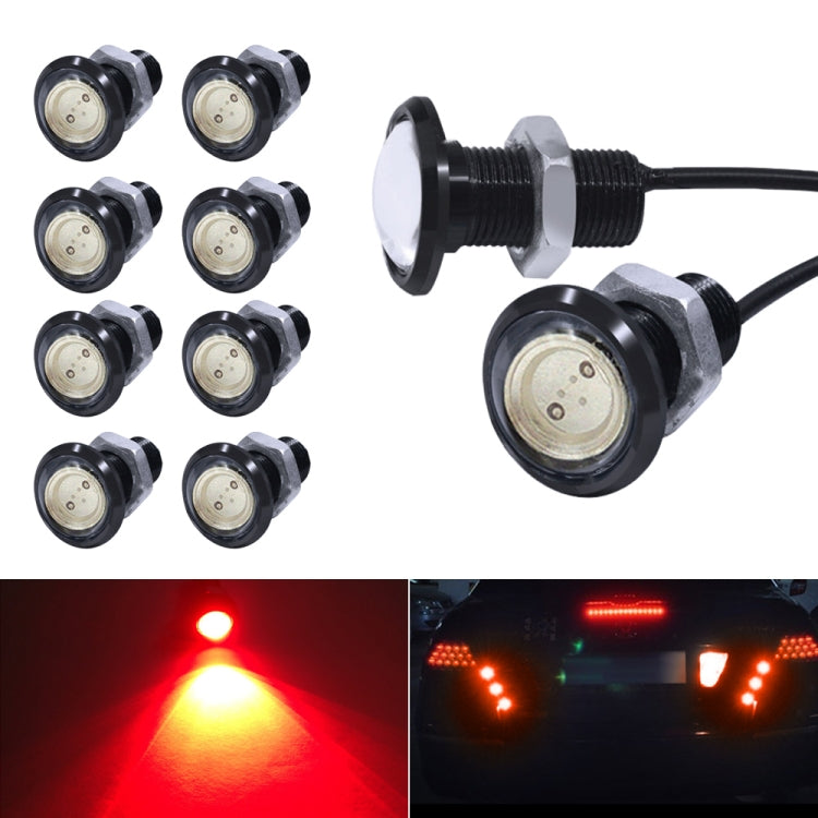 10 PCS 18mm 1.5W DC9-80V Motorcycle Eagle Eye Light Single Lens