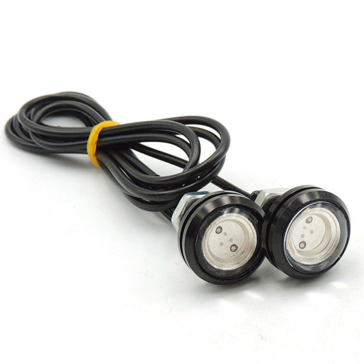 10 PCS 23mm 1.5W DC9-80V Motorcycle Eagle Eye Light Double Lens