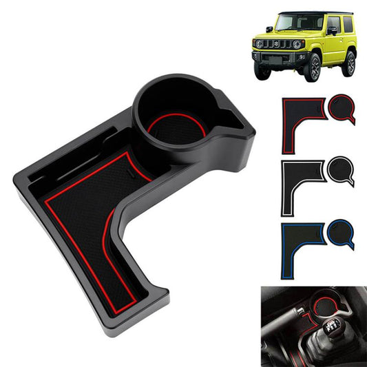 For Suzuki Jimny JB74 / JB64 2019- Car Automatic Transmission AT Central Control Storage Box, with Anti-slip Mats