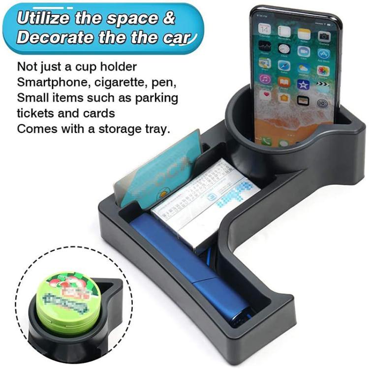 For Suzuki Jimny JB74 / JB64 2019- Car Automatic Transmission AT Central Control Storage Box, with Anti-slip Mats