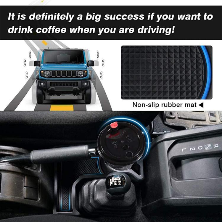 For Suzuki Jimny JB74 / JB64 2019- Car Automatic Transmission AT Central Control Storage Box, with Anti-slip Mats