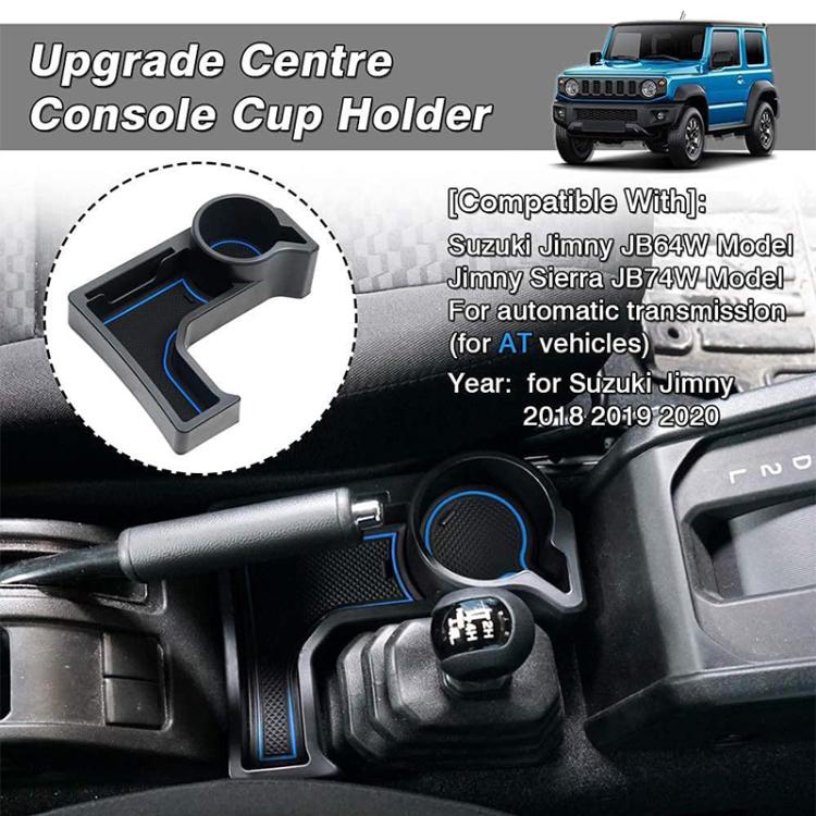 For Suzuki Jimny JB74 / JB64 2019- Car Automatic Transmission AT Central Control Storage Box, with Anti-slip Mats