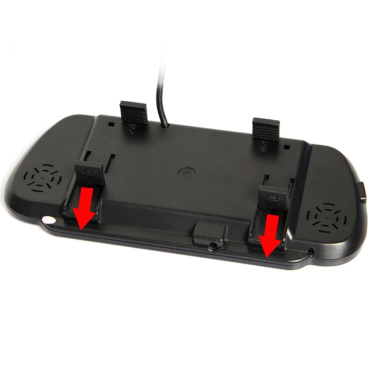 7 inch IPS HD Screen AHD Touch Button Car Reversing Rearview Camera Monitor Kit