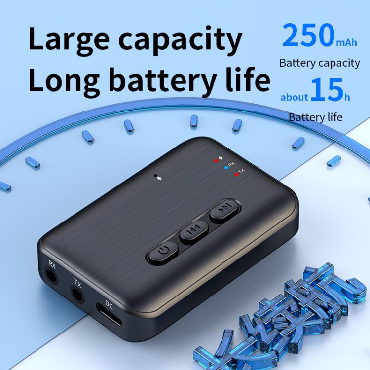 2 in 1 Car Bluetooth AUX Receiver Transmitter Bluetooth Audio Adapter