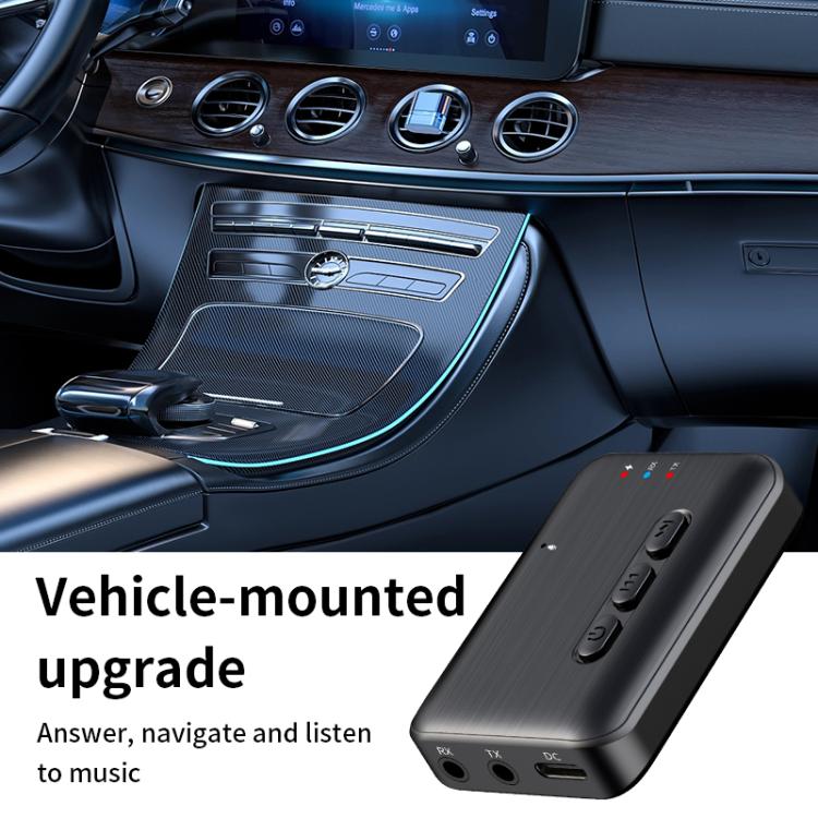 2 in 1 Car Bluetooth AUX Receiver Transmitter Bluetooth Audio Adapter