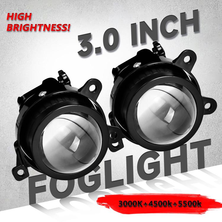 T11 2pcs/Pack 55W 3 inch High Power Dual Lens Fog Light