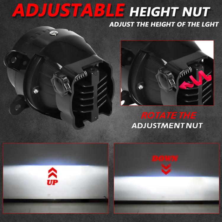 T11 2pcs/Pack 55W 3 inch High Power Dual Lens Fog Light