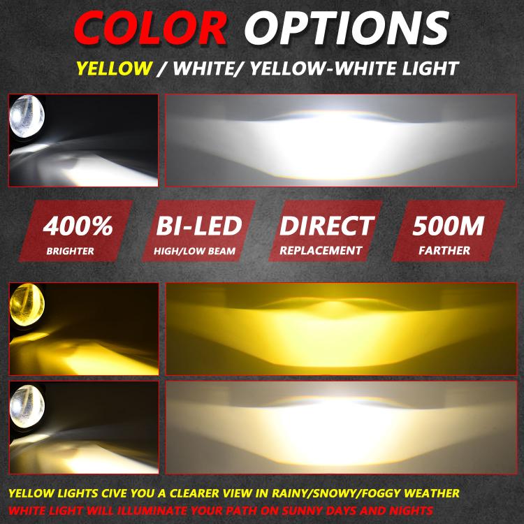 T11 2pcs/Pack 55W 3 inch High Power Dual Lens Fog Light