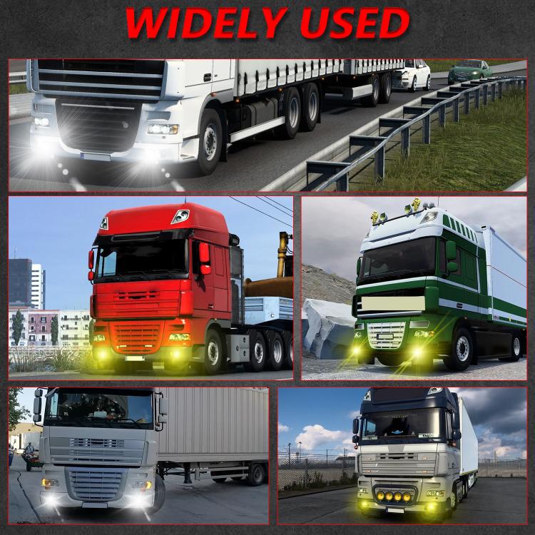 T14 2pcs/Pack 55W 3 inch High Power Dual Lens Fog Light Left and Right Mount Holder Style