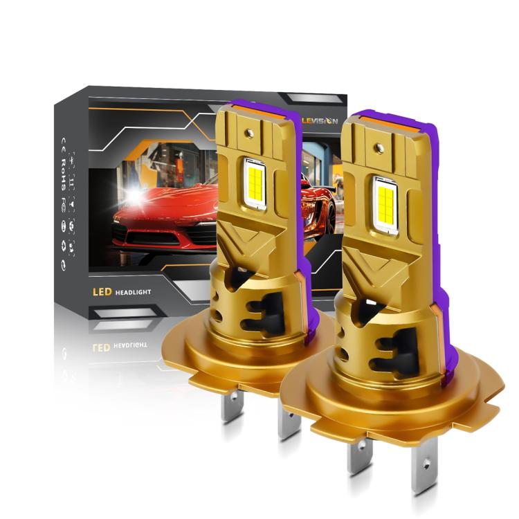 2pcs/Pack 35W 3000LM 6500K IP68 Waterproof Car LED Headlight Bulb